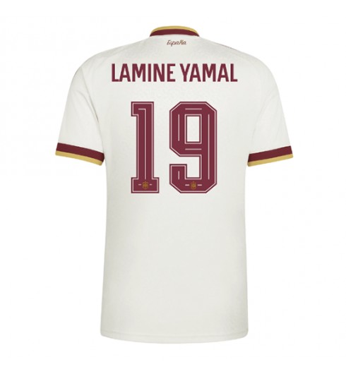 Espanja Lamine Yamal #19 Vieraspaita MM-kisat 2026 Lyhythihainen Espanja Lamine Yamal #19 Vieraspaita MM-kisat 2026 Lyhythihainen